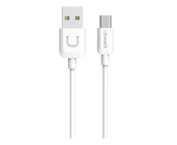 USAMS Kabel U-Turn microUSB 1m biały (US-SJ098) - 1569123 - zdjęcie 1